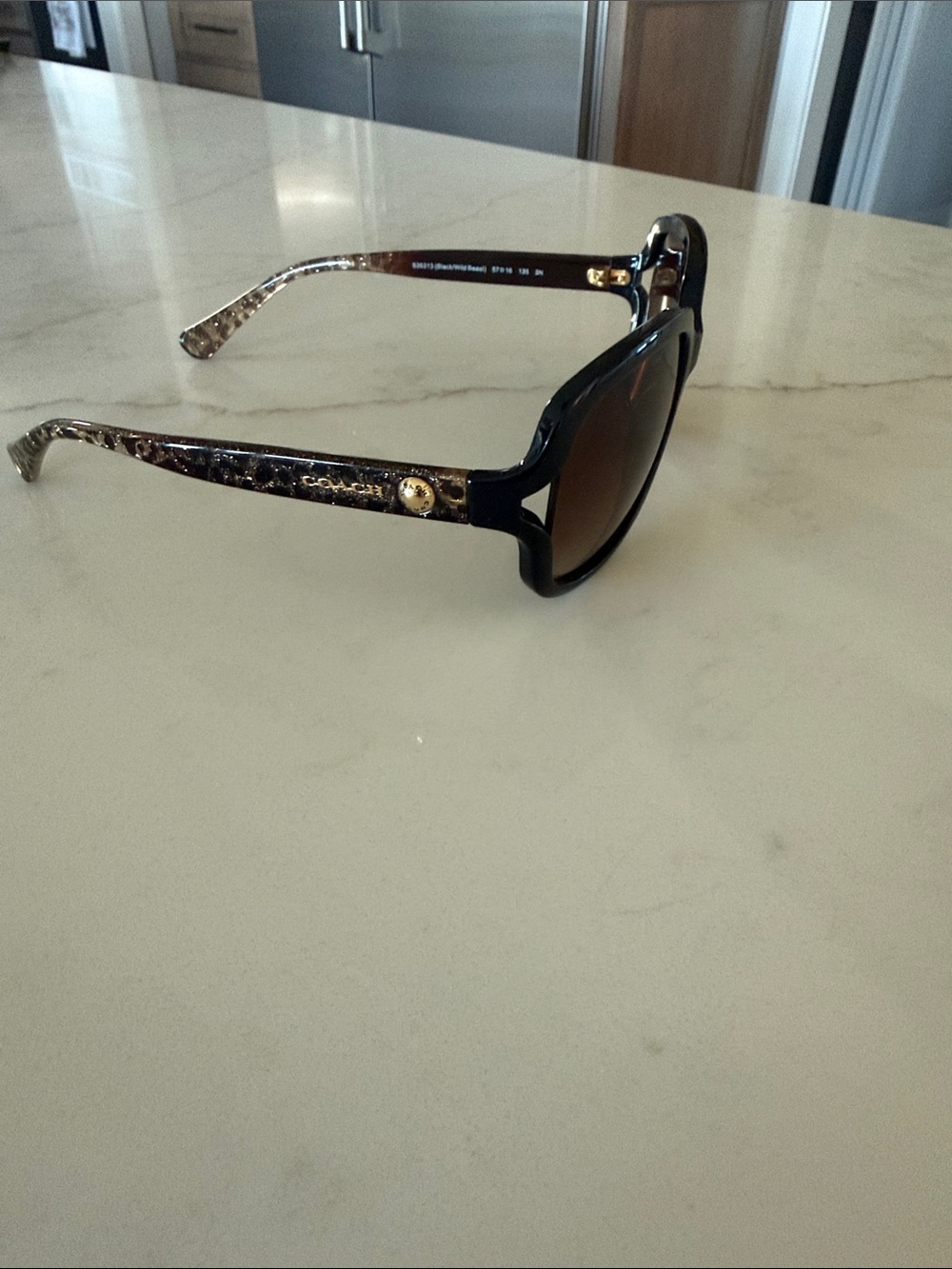 Coach Women's Oversized Sunglasses in Brown Gradient - Picture 3 of 5